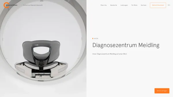 Website Screenshot: Diagnosezentrum Meidling - Diagnosezentrum Meidling - Date: 2023-06-14 10:37:18