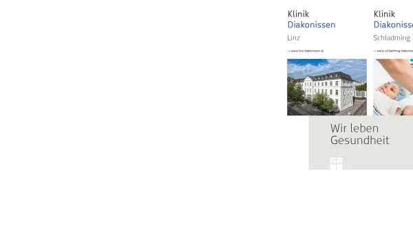 Website Screenshot: Diakonie-Zentrum Salzburg Diakonissen-Krankenhaus Diakonissen-Krankenhaus - Diakonissen - Date: 2023-06-14 10:47:21