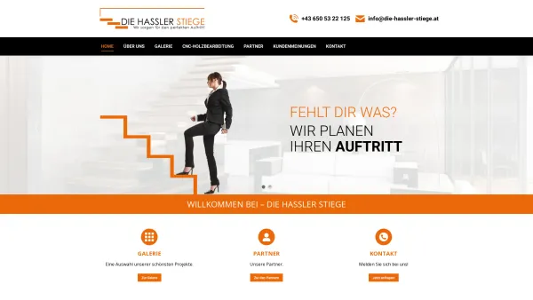 Website Screenshot: die hassler stiege OG - Willkommen bei - Die Hassler Stiege aus Ebenthal bei Klagenfurt - Date: 2023-06-22 15:00:17