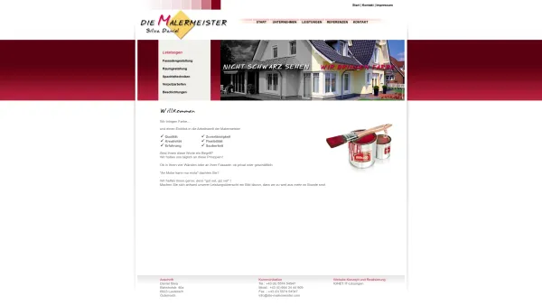 Website Screenshot: Die Malermeister Silva Daniel - Die Malermeister - Date: 2023-06-14 10:39:26
