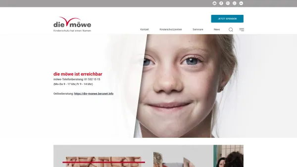 Website Screenshot: die-moewe Kinderschutzzentrum Gemeinnützige GmbH - Die Möwe | - Date: 2023-06-22 15:00:17