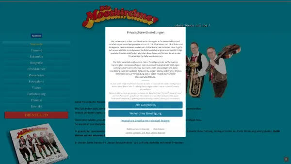 Website Screenshot: Die Neue Seite 1 - DIE MOOSKIRCHNER - Date: 2023-06-22 15:00:17