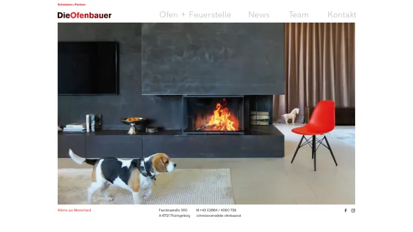 Website Screenshot: Die Ofenbauer Pfister Unbenanntes Dokument - Die Ofenbauer Schnetzer+Partner in Rankweil, Vorarlberg - Date: 2023-06-22 15:13:17