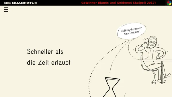 Website Screenshot: DIE QUADRATUR Kommunikationsagentur GesmbH - Die Quadratur - Date: 2023-06-14 10:39:26
