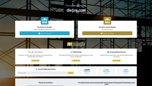 Website Screenshot: SMUCK, ROYER & DIE EINS
Werbeagentur GmbH - Future home of die1ns.com - Date: 2023-06-14 10:39:26
