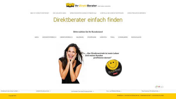 Website Screenshot: Unternehmensaufbau & Marketing Marianne Kreidl A 1230 Wien, Oldenburggasse - Die Direktberater – mobil.modern.menschlich. - Date: 2023-06-15 16:02:34