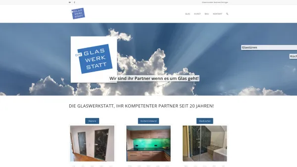 Website Screenshot: Die Glaswerkstatt - Andreas Döringer - Home-Die Glaswerkstatt-Andreas Döringer - Date: 2023-06-15 16:02:34