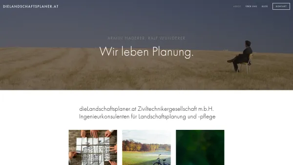 Website Screenshot: die Landschaftsplaner.at Ziviltechnikergesellschaft m.b.H. - dieLandschaftsplaner.at - Date: 2023-06-22 15:10:50