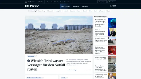 Website Screenshot: Die Presse-Medien Service Center GmbH & Co KG - Nachrichten | DiePresse.com - Date: 2023-06-22 15:10:51