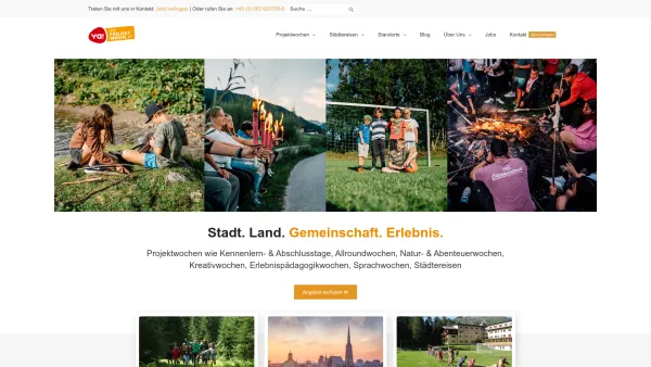 Website Screenshot: Die FREIRAUM Projektwoche - Home - ya! - dieprojektwoche.at - Date: 2023-06-22 15:10:51