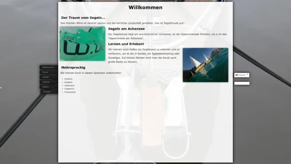 Website Screenshot: Die Segelschule - diesegelschule.eu - Date: 2023-06-22 15:00:17