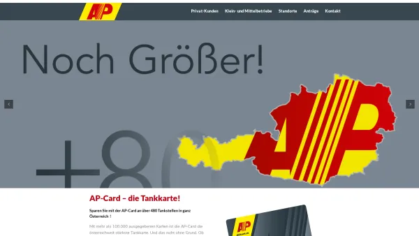 Website Screenshot: Dieselhammer Fritzenwanker dieselpreis - AP-Card - Sparen beim Tanken mit der AP-Tankkarte! › diskont.at - Date: 2023-06-22 15:00:17