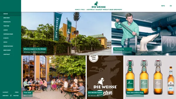 Website Screenshot: Die Weisse - macht Spass im Mund! - Die Weisse - Date: 2023-06-22 15:00:17