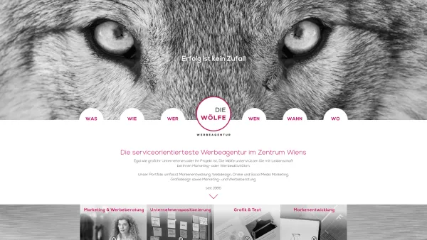 Website Screenshot: Die Woelfe Werbeagentur e.U. - Die Wölfe Werbeagentur - Date: 2023-06-22 15:00:17