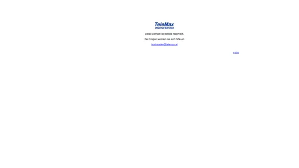 Website Screenshot: different.at - TeleMax Internet Service GmbH - Date: 2023-06-22 15:00:17