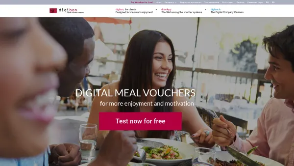 Website Screenshot: digibon der elektronische Essensbon - - Digital meal vouchers - Date: 2023-06-22 15:00:17