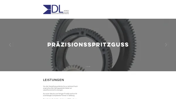 Website Screenshot: Dietrich Lechner GmbH & Co KG - Dietrich Lechner Kunststoffverarbeitung | Salzburg - Date: 2023-06-14 10:39:29
