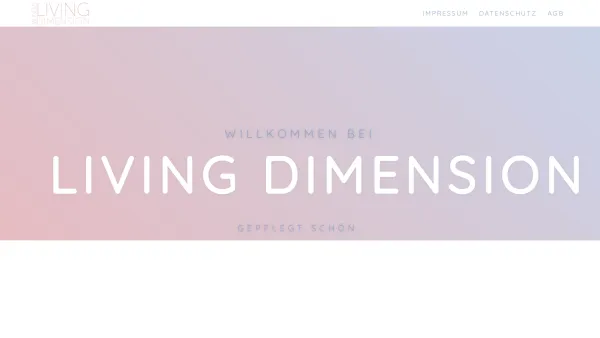 Website Screenshot: Diosapharm Cosmetics International GmbH - LIVING DIMENSION - Date: 2023-06-22 15:10:51