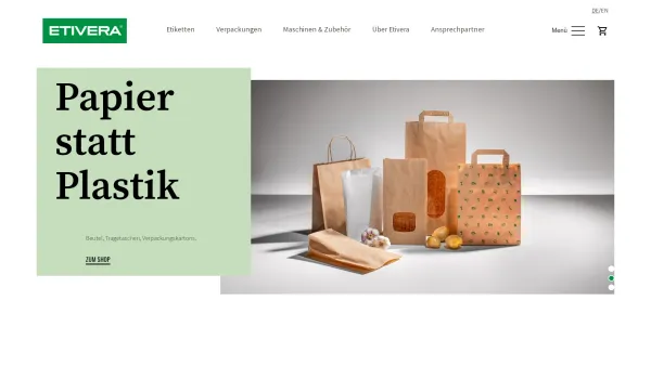 Website Screenshot: Arbeitsgemeinschaft der bäuerlichen Propack Propack Verpackungstechnik GmbH - Etivera Verpackungen, Glas & Etiketten - Date: 2023-06-22 15:11:10