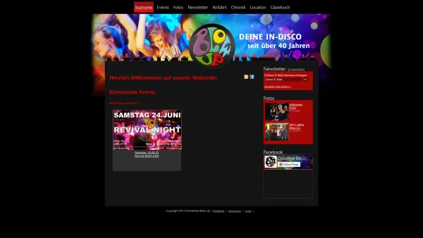 Website Screenshot: Blowup Diskothek Blow-Up Pottendorf - Diskothek Blow Up Pottendorf - Startseite - Date: 2023-06-15 16:02:34
