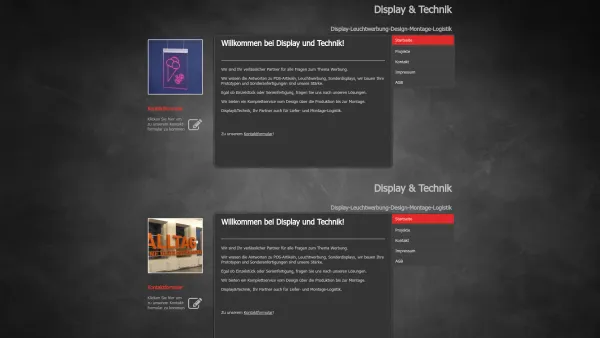 Website Screenshot: DISP-&-TECH - Display & Technik - Startseite - Date: 2023-06-22 15:11:10