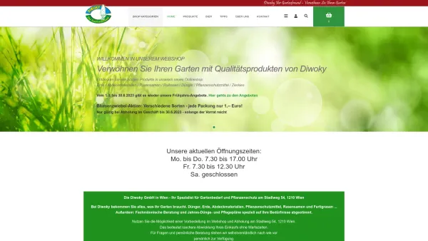 Website Screenshot: Diwoky GmbH "Ihr Gartenfreund" - Diwoky - Ihr Gartenfreund - Home - Date: 2023-06-22 15:11:10