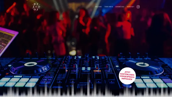Website Screenshot: DJ JOJO - DJ JOJO | Ihr Event- und Hochzeit-DJ in Österreich - Date: 2023-06-22 15:11:10