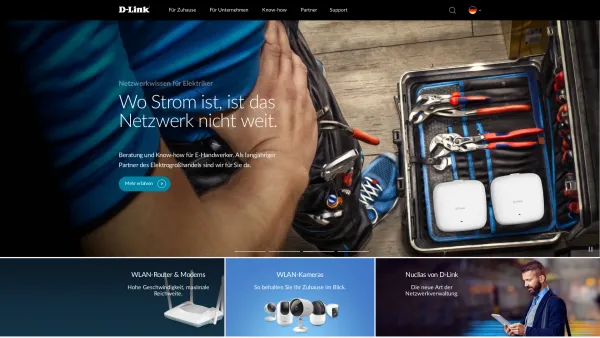 Website Screenshot: D-Link Deutschland) GmbH - Hersteller IP-basierter Netzwerklösungen | D-Link Deutschland - Date: 2023-06-15 16:02:34