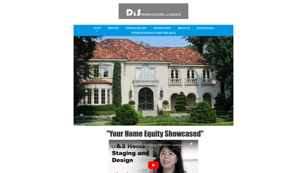 Website Screenshot: dns-Design WERBEAGENTUR - D&S Home Staging and Design - Home - Date: 2023-06-22 15:00:18