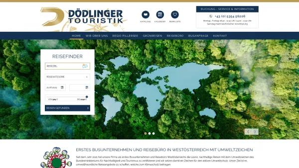 Website Screenshot: Dödlinger Touristik Fieberbrunn Tirol Reisebüro Last Minute Reisen* Online Buchen Busreisen Urlaub - Dödlinger Touristik - Date: 2023-06-22 15:00:18