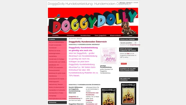 Website Screenshot: DoggyDolly - Doggy Dolly Hundekleidung - DoggyDolly Österreich - Date: 2023-06-22 15:00:18