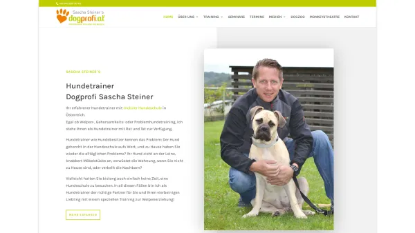 Website Screenshot: Dogprofi.at - Hundetrainer Dogprofi - Date: 2023-06-22 15:00:18