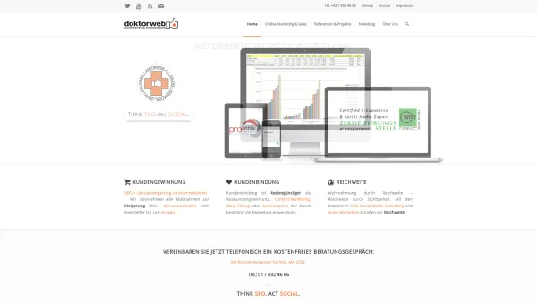 Website Screenshot: Fochler online-marketing communications e.U. - Doktorweb Wien | Online-Marketing | PR & Sales - Date: 2023-06-26 10:26:13