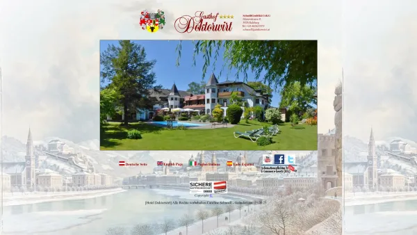 Website Screenshot: DOKTORWIRT Gasthof Hotel "Das Frieseneggergut zu Aigen" - SchnöllGmbH&CoKG      Glaserstra - Date: 2023-06-22 15:00:18