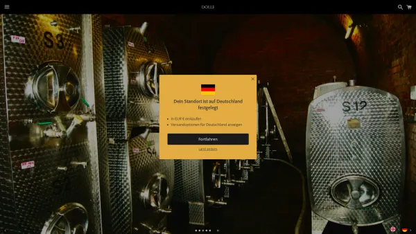 Website Screenshot: Weingut Peter DOLLE Strass/Strassertal AUSTRIA WEAUS ÖSTERREICH WINE FROM AUSTRIA - Winery Dolle - Winery Peter Dolle GmbH - Date: 2023-06-22 15:00:18