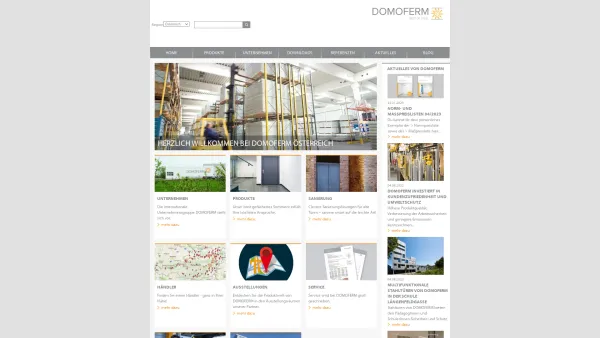Website Screenshot: DOMOFERM GmbH - Domoferm: Startseite - Date: 2023-06-14 10:39:29