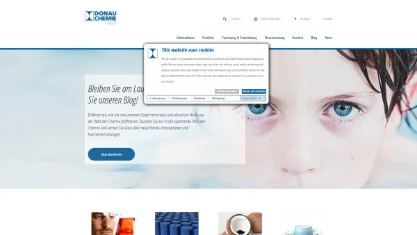 Website Screenshot: Donau Chemie Aktiengesellschaft - Die Donau Chemie Gruppe - Donau Chemie AG - Date: 2023-06-22 15:10:51