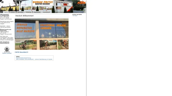 Website Screenshot: DONAU FRITZI e.U. Radsport Nussdorf - Radsport Nussdorf Donau Fritzi - Date: 2023-06-14 10:39:29