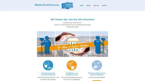 Website Screenshot: Donau Hausbetreuung - Home - Donau-Hausbetreuung - Date: 2023-06-22 12:14:17