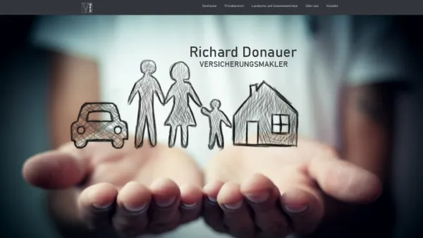 Website Screenshot: von Hans Donauer - Richard Donauer – Versicherungsmakler - Date: 2023-06-15 16:02:34