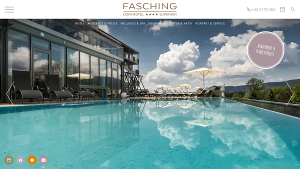Website Screenshot: Dorfhotel Fasching ****Superior - Dorfhotel Fasching / 4*s Wellnesshotel, Steiermark - Date: 2023-06-14 10:46:41