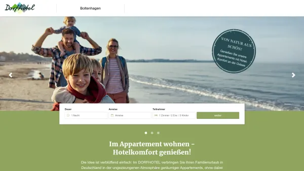 Website Screenshot: Dorfhotel Hompage - DORFHOTEL | Familienhotels in Deutschland | Offizielle Website - Date: 2023-06-22 15:10:51