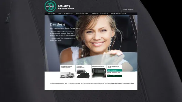 Website Screenshot: Dornauer Autoausstattung Gesellschaft m.b.H. & Co. KG. - Dornauer - exklusive Autoausstattung - Das Beste was man seinem Auto gönnen kann. - Date: 2023-06-22 15:00:18