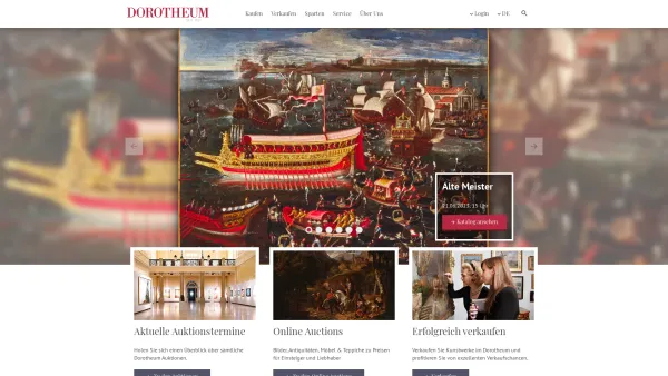 Website Screenshot: Dorotheum GmbH & Co KG - Das führende Auktionshaus Mitteleuropas - Kunstauktionen, Zeitgenössische Kunst, Gemälde, Juwelen & mehr - Dorotheum - Date: 2023-06-15 16:02:34