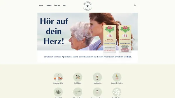 Website Screenshot: Magister Doskar Pharmazeutische Produkte - Onlineshop - TCM, Bachblüten, Nahrungsergänzungsmittel, Kosmetik - Date: 2023-06-22 15:00:18