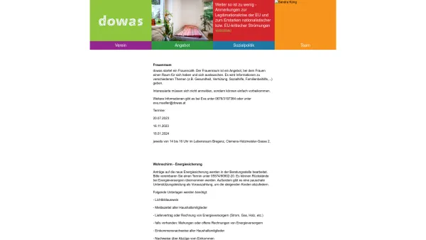 Website Screenshot: DOWAS Der Ort für Wohnungs und Arbeitslose - Startseite - dowas - Date: 2023-06-14 10:47:21