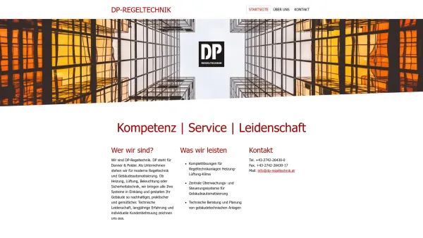 Website Screenshot: Danner Polder - Wer wir sind? - dp-regeltechniks Webseite! - Date: 2023-06-22 15:00:18