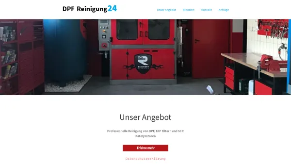 Website Screenshot: DPF Reinigung 24 - DPF-Reinigung24 – DPF-Reinigung24 - Date: 2023-06-15 16:02:34