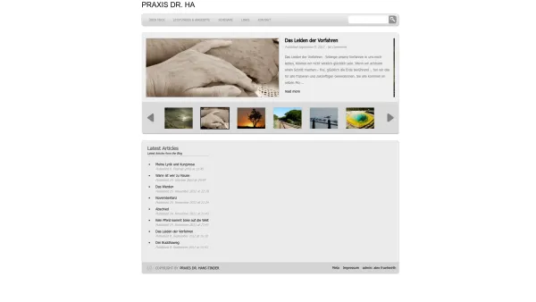 Website Screenshot: Praxis Dr. Finder Hans - Praxis Dr. Hans Finder - Date: 2023-06-22 15:00:18