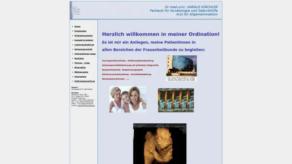 Website Screenshot: Gemeinschaftspraxis Dr Kirchler Dr Melanie Dr.med.univ. HARALD KIRCHLER - Dr. med. univ. Harald Kirchler - Date: 2023-06-22 15:00:18